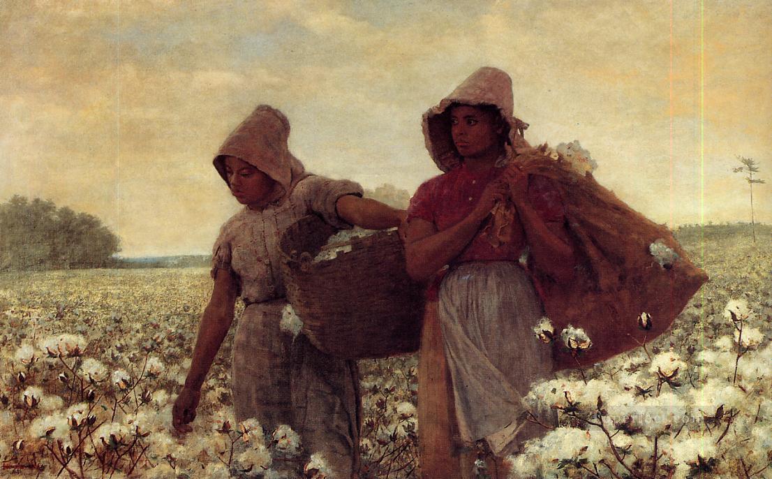 The Cotton Pickers Realism painter Winslow Homer Oil Paintings